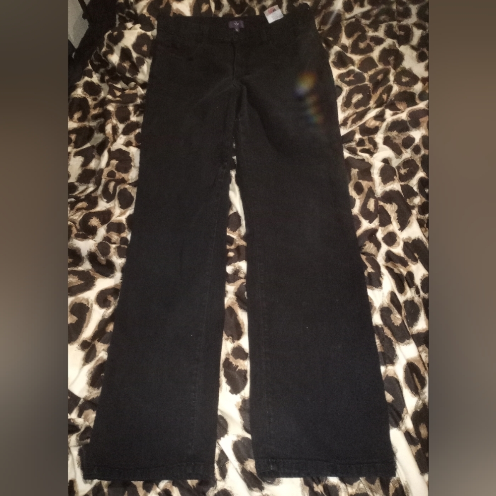 NYDJ High Rise Black Size 14 Straight GUC